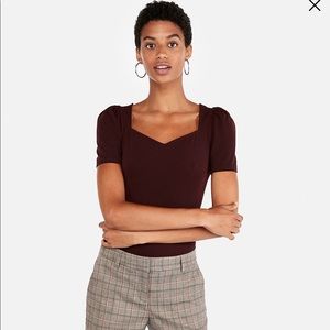 Express Puff Sleeve Top Medium 